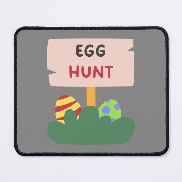 Item preview, Egg Hunt Easter Sticker with Wooden Sign and Hidden Eggs designed and sold by BubiStudio.