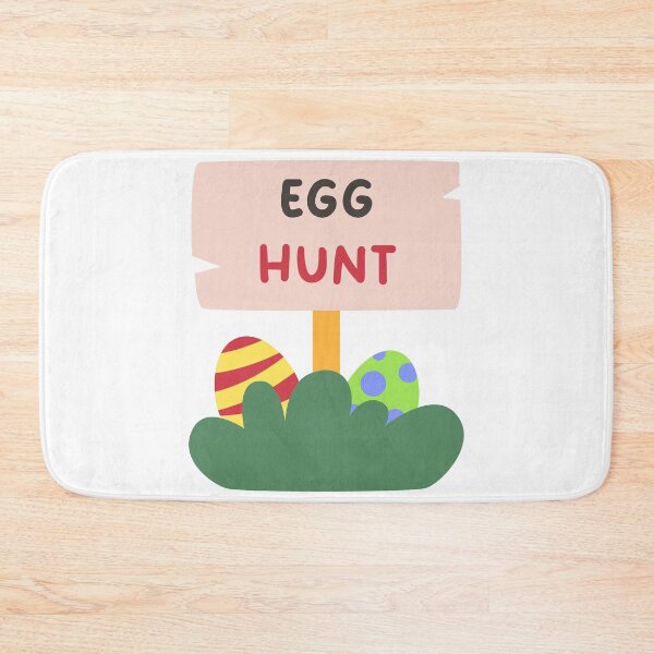 Item preview, Egg Hunt Easter Sticker with Wooden Sign and Hidden Eggs designed and sold by BubiStudio.