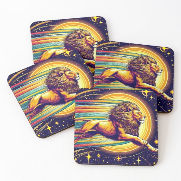 Item preview, wild lion running space designed and sold by Dogandesighn.
