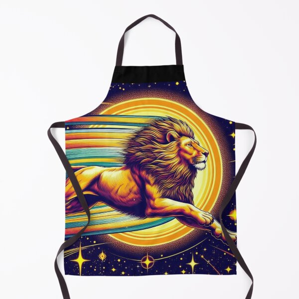 Item preview, wild lion running space designed and sold by Dogandesighn.