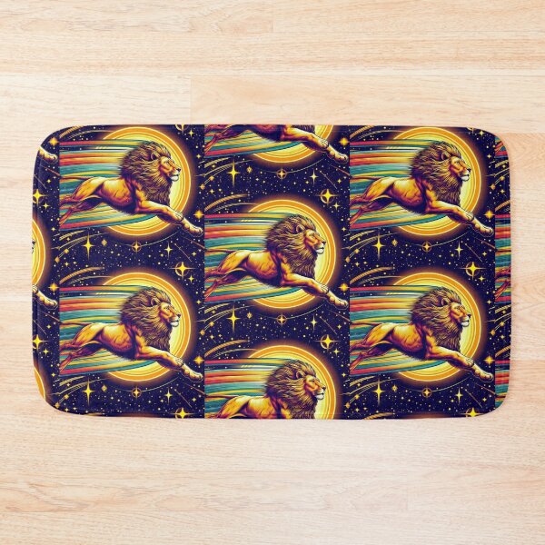 Item preview, wild lion running space designed and sold by Dogandesighn.
