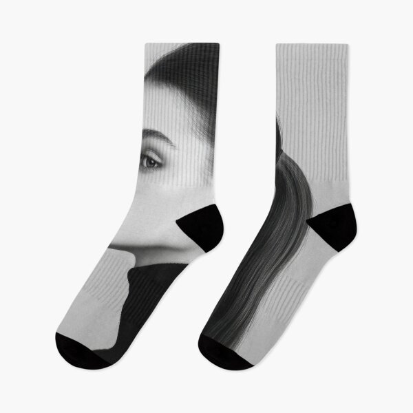 Item preview, Elegant profile of a model in black designed and sold by anytka.