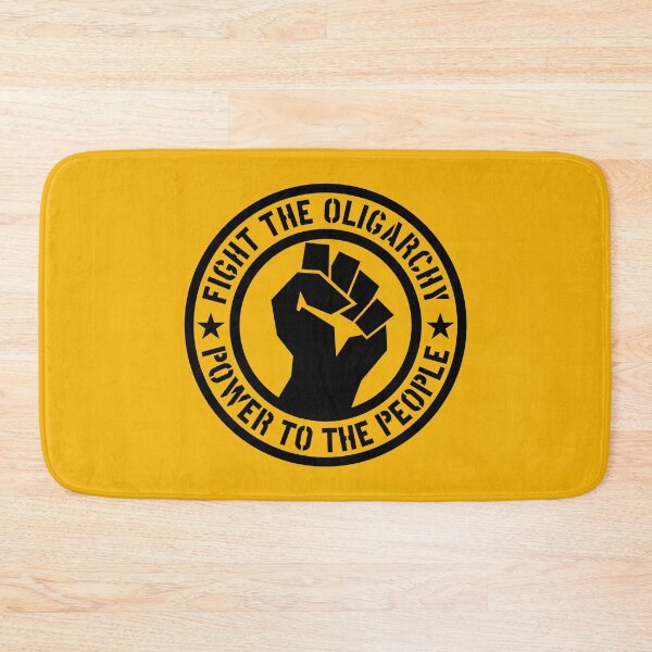 Item preview, Copy of Fight the Oligarchy - Power to the People (BLACK) designed and sold by Thelittlelord.
