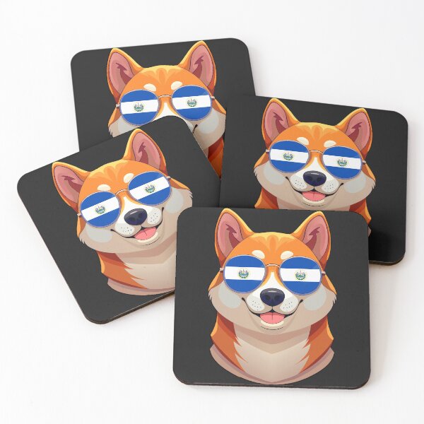 Item preview, Vintage Patriotic Shiba Inu Guanaco Flag designed and sold by DreamBrushy.