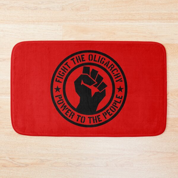 Item preview, Fight the Oligarchy - Power to the People (BLACK) designed and sold by Thelittlelord.