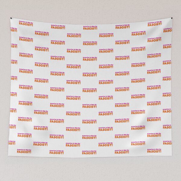 Item preview, America Is Ran By Fascist Funny Dunkin' Style Design designed and sold by TheRainFamily.