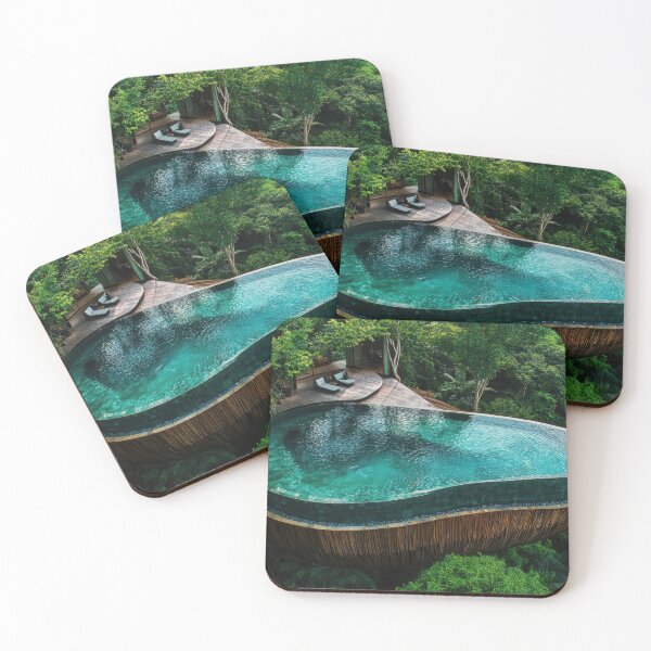 Item preview, Luxurious pool in tropical setting designed and sold by anytka.
