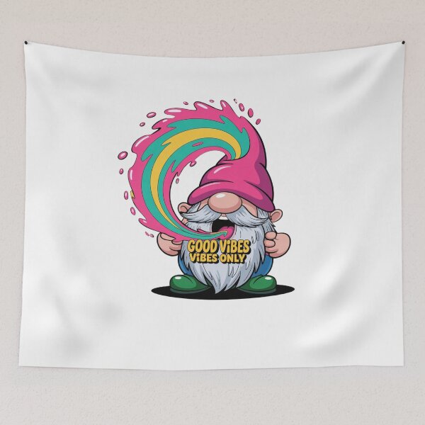 Item preview, Rainbow Vomiting Gnome designed and sold by Mateusz Majcherek.