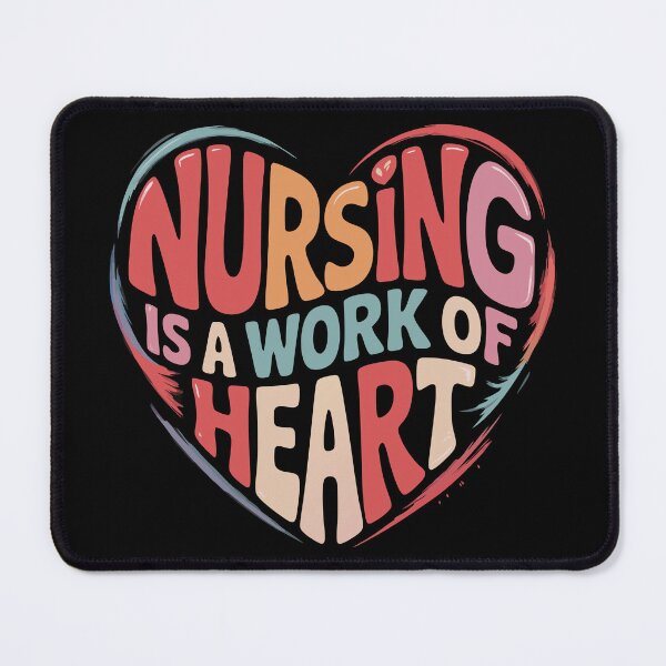 Item preview, nursing is a work of heart designed and sold by Lydyb-creations.