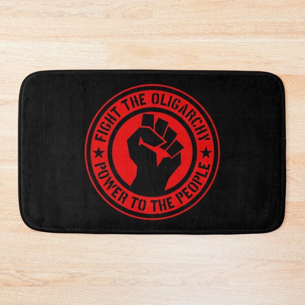 Item preview, Fight the Oligarchy - Power to the People (BLACK and RED) designed and sold by Thelittlelord.