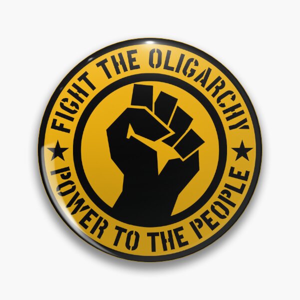 Artikelvorschau, Fight the Oligarchy - Power to the People (BLACK and Gold) entworfen und verkauft von Thelittlelord.