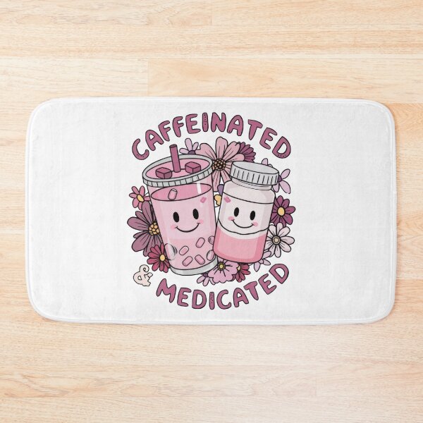 Item preview, Caffeinated And Medicated designed and sold by ArtHavenDesign.