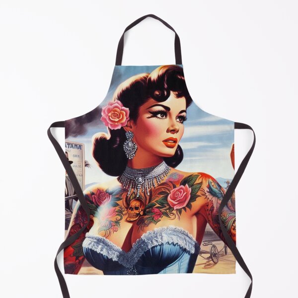 Item preview, Vintage Tattoo Pin-up designed and sold by PulpVintage.