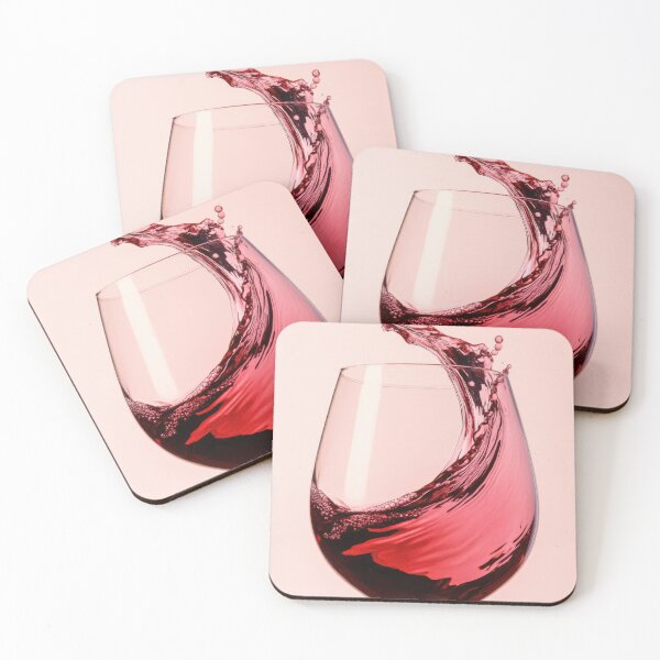 Item preview, Red wine splashing in glass designed and sold by anytka.