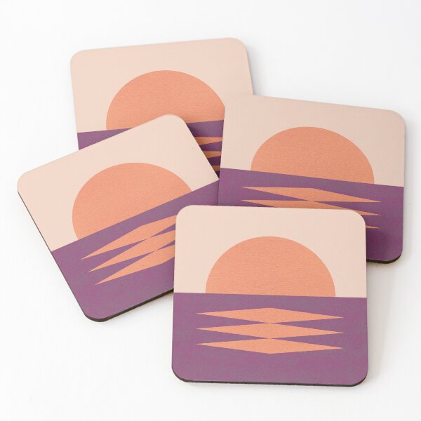 Item preview, Sunset Geometric - Pink designed and sold by moonlightprint.