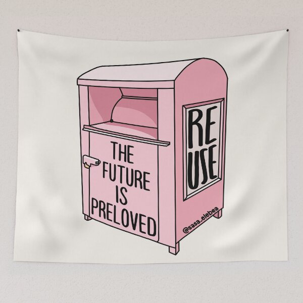 Item preview, The future is preloved by Sasa Elebea designed and sold by Sabrina Brugmann.