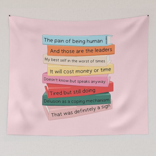 Item preview, Stack of  Existential Minimalism rainbow books by Sasa Elebea designed and sold by Sabrina Brugmann.
