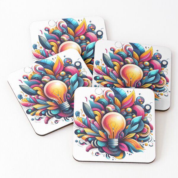 Item preview, Vibrant Abstract Light Bulb Explosion designed and sold by Istyak7.
