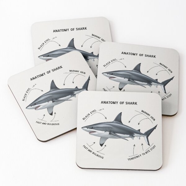 Item preview, Anatomy of a Shark designed and sold by Vintage Designs +.