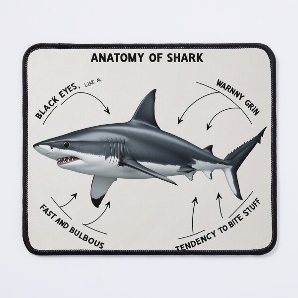Item preview, Anatomy of a Shark designed and sold by Vintage Designs +.