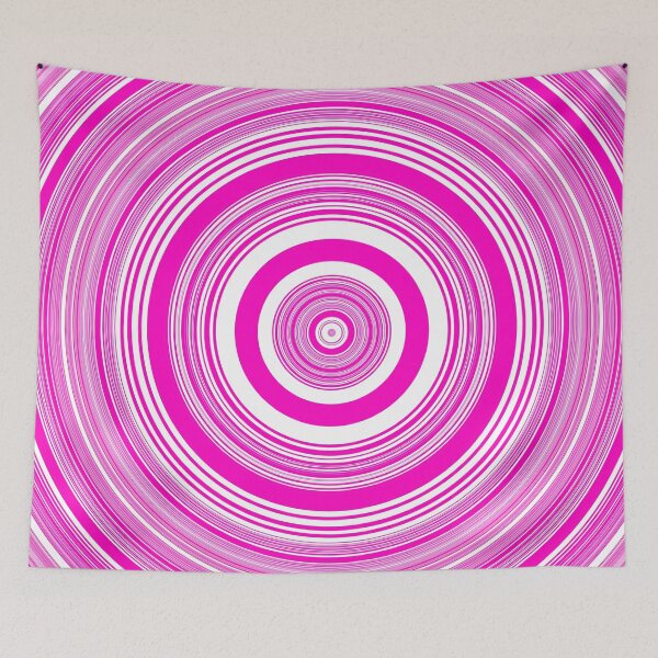 Item preview, Concentric Circles in Pink and White designed and sold by KaSaPo.