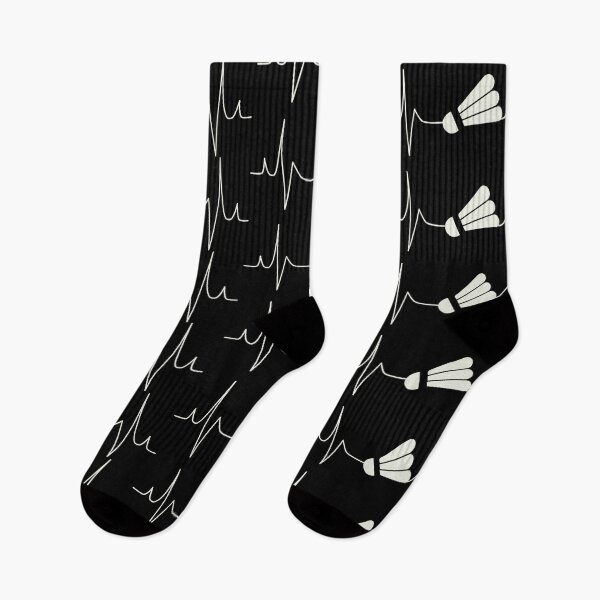 Item preview, Badminton Shuttle on Heartbeat ECG Wave designed and sold by Shiraufa.