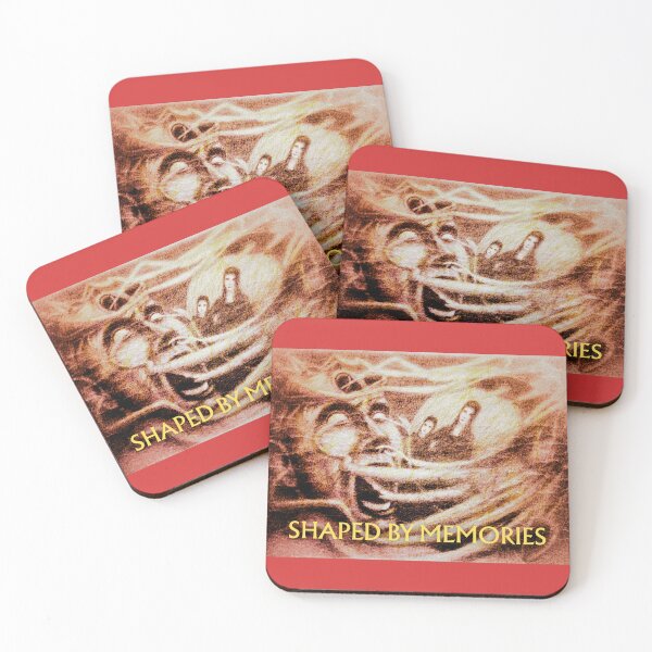 Item preview, Shaped by Memories – Crimson Surreal Drawing of Memory's Impact designed and sold by Anomaly Effect.