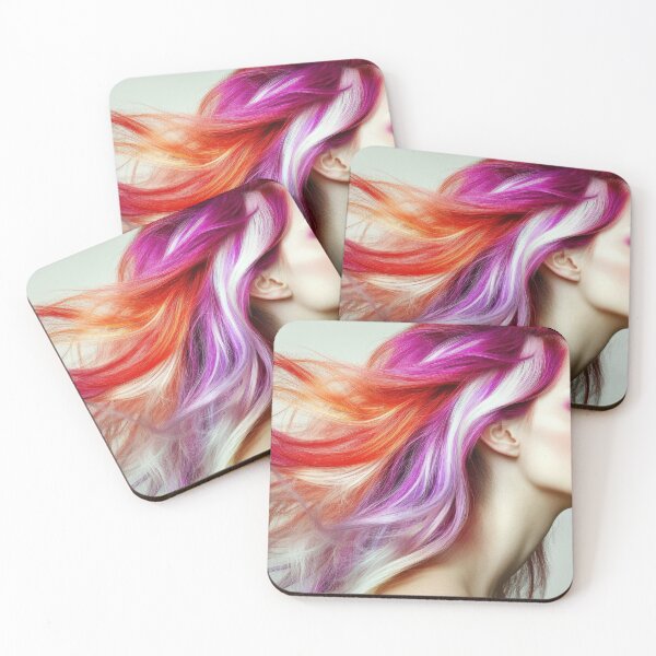 Item preview, Vibrant, creative hairstyle designed and sold by anytka.