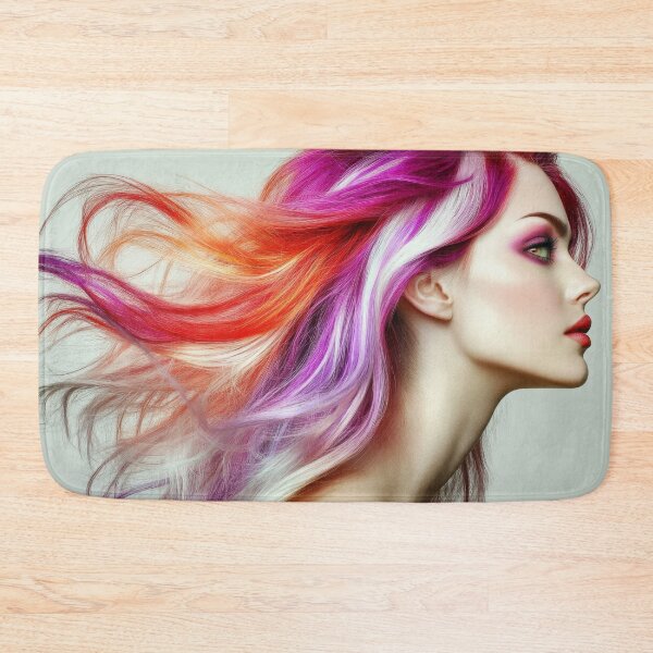Item preview, Vibrant, creative hairstyle designed and sold by anytka.