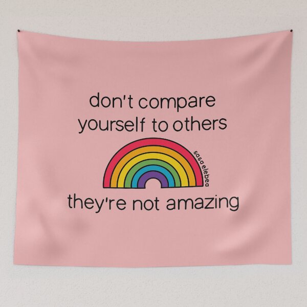 Item preview, Don't compare yourself to others, they're not amazing by Sasa Elebea designed and sold by Sabrina Brugmann.