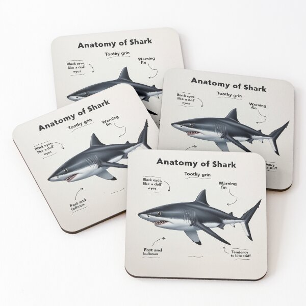 Item preview, Anatomy of a Shark designed and sold by Vintage Designs +.