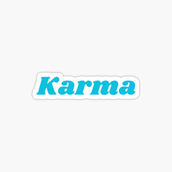 Item preview, Karma, Blue Font designed and sold by RedParker.