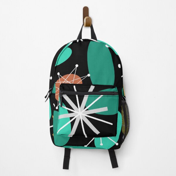 Item preview, Midcentury Sputnik Starbursts Black designed and sold by thepixelgarden.