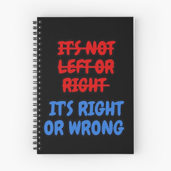 Item preview, IT'S NOT LEFT OR RIGHT IT'S RIGHT OR WRONG designed and sold by jaivikartist.