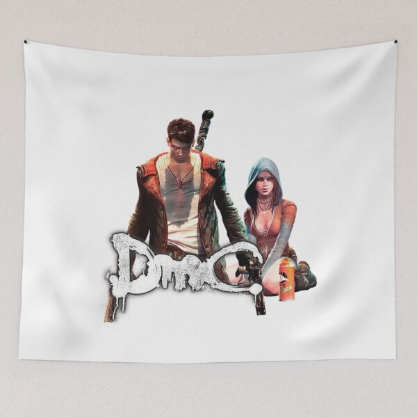Item preview, DMC Game Cover Art with Heroic Characters designed and sold by olydesigner.