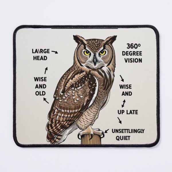 Item preview,  Anatomy of a Owl designed and sold by Vintage Designs +.