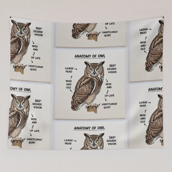 Item preview,  Anatomy of a Owl designed and sold by Vintage Designs +.