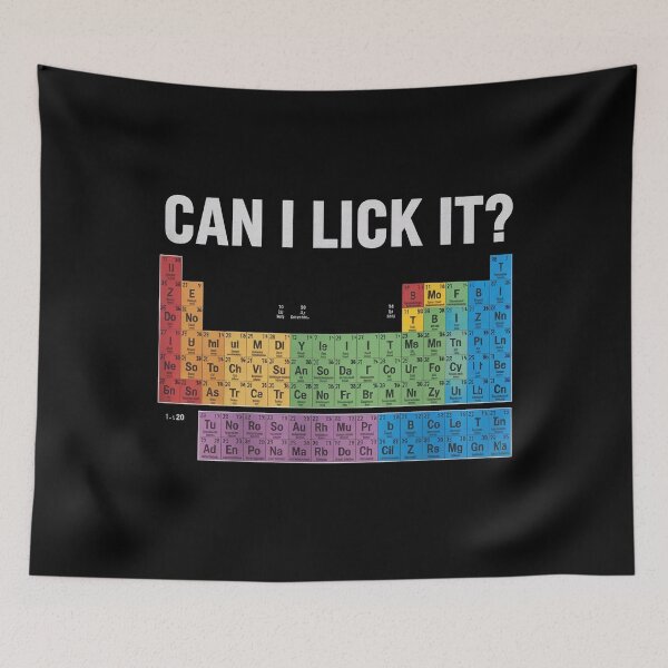 Item preview, Can I Lick It Periodic Table designed and sold by Redgiant87x.