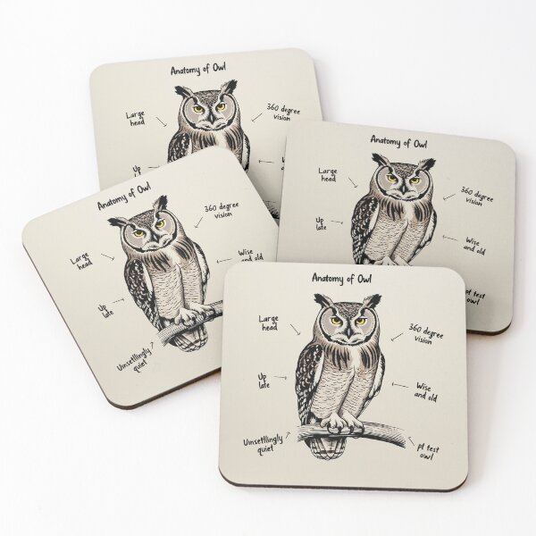 Item preview,  Anatomy of a Owl designed and sold by Vintage Designs +.