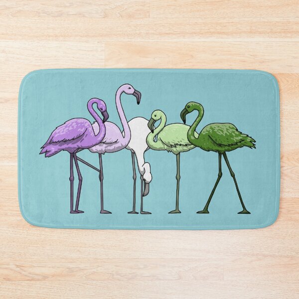 Item preview, Genderqueer Flamingoes designed and sold by Art by Veya.