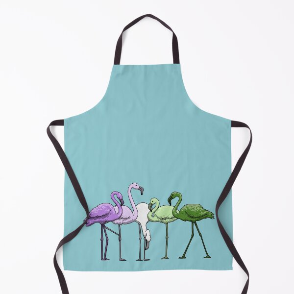 Item preview, Genderqueer Flamingoes designed and sold by Art by Veya.
