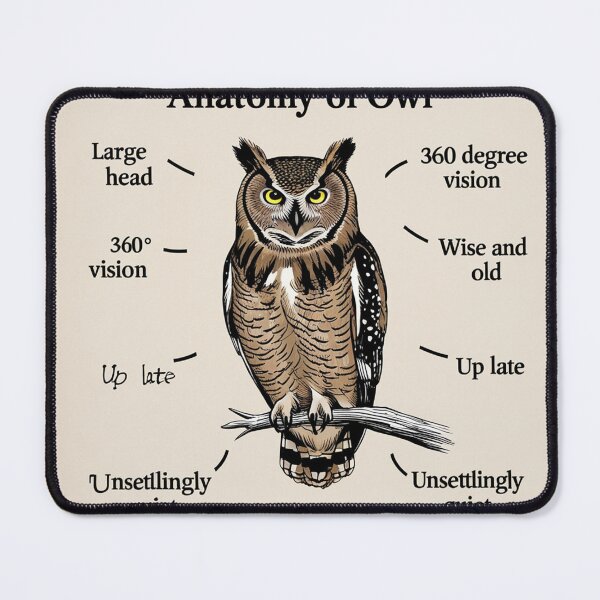 Item preview,  Anatomy of a Owl designed and sold by Vintage Designs +.