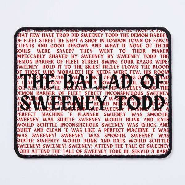 Item preview, Sweeney Todd lyrics designed and sold by broadwaygirl142.