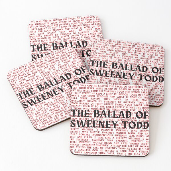 Item preview, Sweeney Todd lyrics designed and sold by broadwaygirl142.