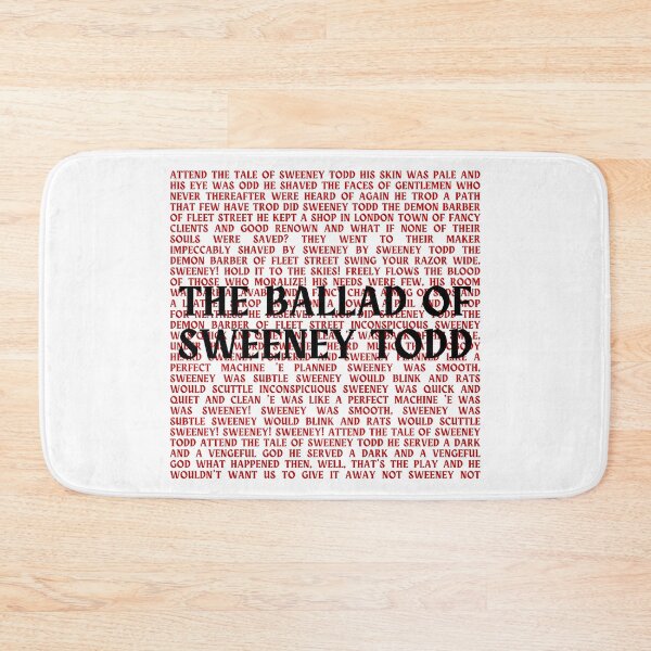 Item preview, Sweeney Todd lyrics designed and sold by broadwaygirl142.