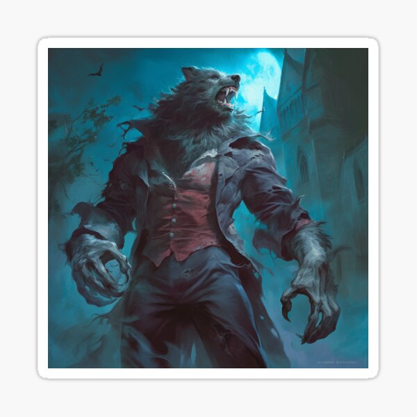 Item preview, Werewolf // wolves // Halloween // wolfman // haunted vibes // Wolf designed and sold by SMARTKIT  DESIGNAGENCY.