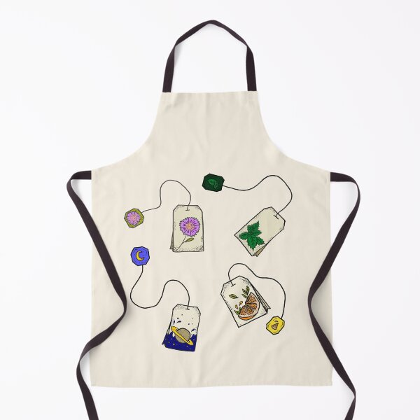 Item preview, Whimsical Teabag Pattern – Minimalist Hand-Drawn Tea designed and sold by MySciPic.