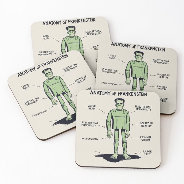 Item preview,  Anatomy of a Frankenstein's Monster designed and sold by Vintage Designs +.