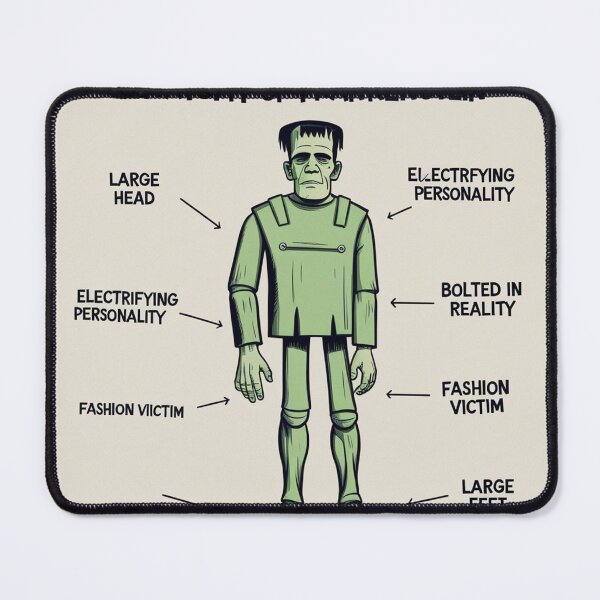 Item preview, Anatomy of a Frankenstein's Monster designed and sold by Vintage Designs +.