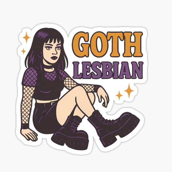 Item preview, Goth Lesbian – Alternative Queer Pride Aesthetic designed and sold by Haus Of Sin.